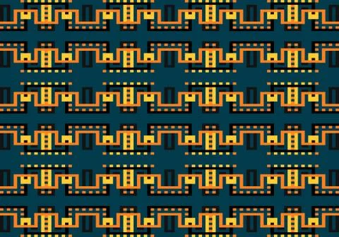 Abstract multicolored geometric pattern. Vector seamless pattern. Stock-Illustration