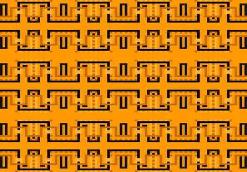 Abstract multicolored geometric pattern. Vector seamless pattern. Stock Illustration