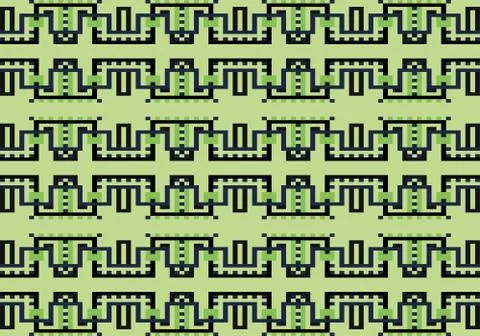 Abstract multicolored geometric pattern. Vector seamless pattern. Illustrazione stock