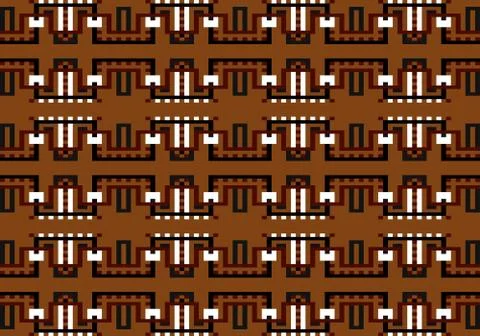 Abstract multicolored geometric pattern. Vector seamless pattern. Stock-Illustration