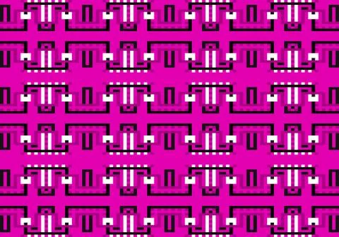 Abstract multicolored geometric pattern. Vector seamless pattern. 스톡 일러스트