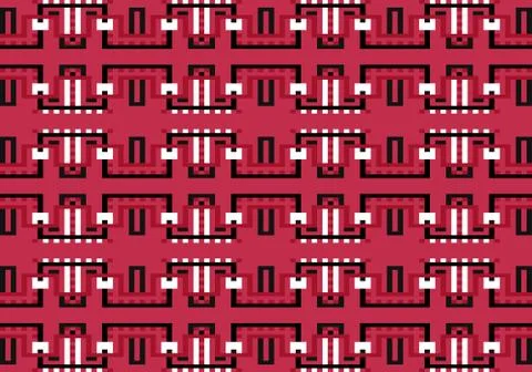 Abstract multicolored geometric pattern. Vector seamless pattern. Stock Illustration