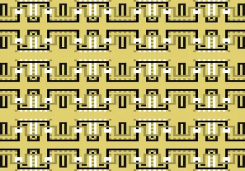 Abstract multicolored geometric pattern. Vector seamless pattern. Stock Illustration