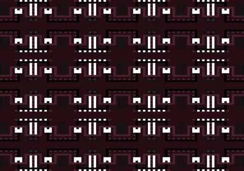 Abstract multicolored geometric pattern. Vector seamless pattern. Stock-Illustration