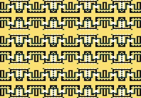 Abstract multicolored geometric pattern. Vector seamless pattern. Stock Illustration