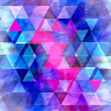 Abstract multicolored geometric trendy background 库存照片