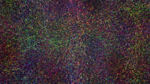 Abstract Multicolored Glowing Pattern with Dynamic and Vibrant Energy Swirls Stock Footage 311437442