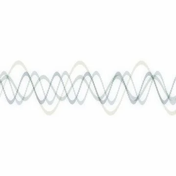 Abstract Multicolored halftone Multiple Overlapping wavy lines with smooth color Illustration