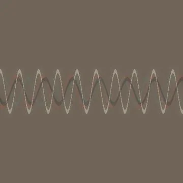 Abstract Multicolored halftone Multiple Overlapping wavy line with smooth Illustrazione stock