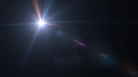 Abstract multicolored optical lens flares shine light burst animation Stock Footage 249745903