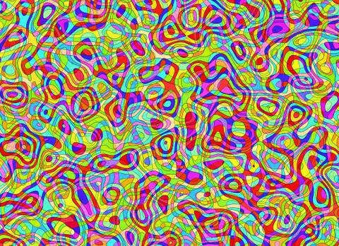 Abstract multicolored painted lines backgrounds Stock Illustration