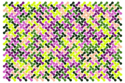 Abstract Multicolored Pattern Stock Illustration