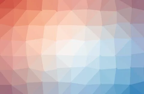 Abstract multicolored polygon, low polygon background. Transfusion of color.  Stock Illustration