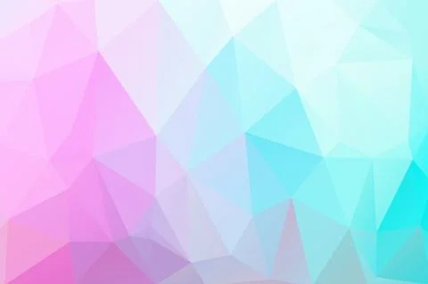 Abstract multicolored polygon, low polygon background. Transfusion of color.  Stockillustratie