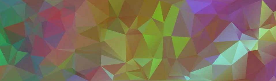Abstract multicolored polygon, low polygon background. Transfusion of color.  Stock Illustration