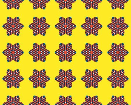 Abstract multicolored Seamless Pattern Illustration Background Texture In Geomet Stock Illustration
