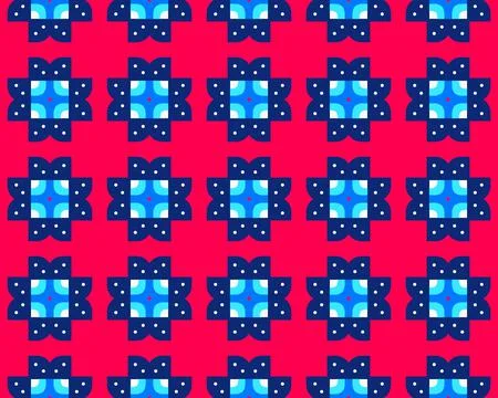 Abstract multicolored Seamless Pattern Illustration Background Texture In Geomet Stock Illustration