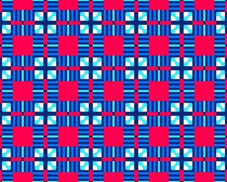 Abstract multicolored Seamless Pattern Illustration Background Texture In Geomet Stock Illustration