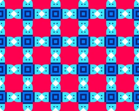 Abstract multicolored Seamless Pattern Illustration Background Texture In Geomet Illustrazione stock