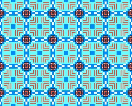 Abstract multicolored Seamless Pattern Illustration Background Texture In Geomet Illustrazione stock