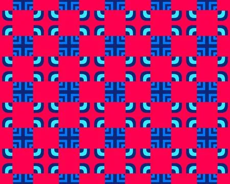 Abstract multicolored Seamless Pattern Illustration Background Texture In Geomet Illustrazione stock