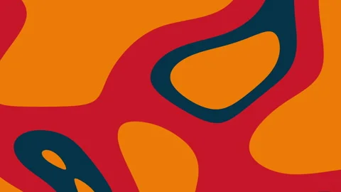 Abstract multicolored seamless pattern with irregular shapes and bold outli.. Stock Footage 312986067