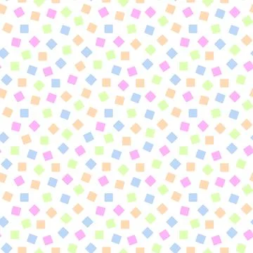 Abstract multicolored seamless pattern. Mosaic background of square blocks 스톡 일러스트