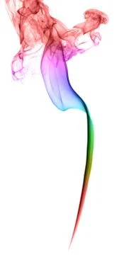 Abstract multicolored smoke Stock Photos