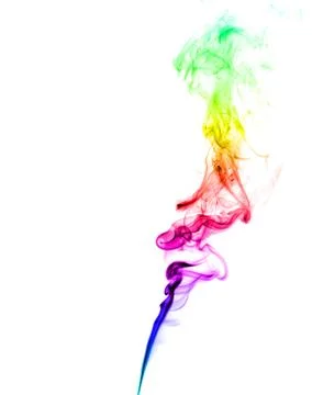 Abstract multicolored smoke Stock Photos