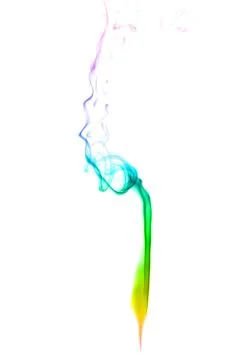 Abstract multicolored smoke Stock Photos