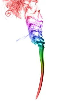 Abstract multicolored smoke Stock Photos