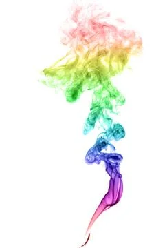 Abstract multicolored smoke Stock Photos