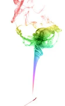 Abstract multicolored smoke Stock Photos