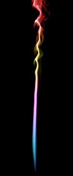 Abstract multicolored smoke Stock Photos
