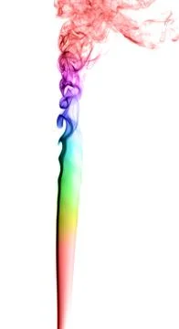 Abstract multicolored smoke Stock Photos