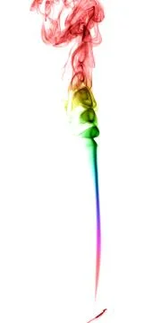 Abstract multicolored smoke Stock Photos