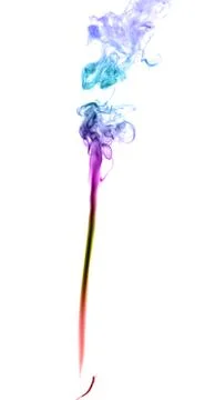 Abstract multicolored smoke Stock Photos