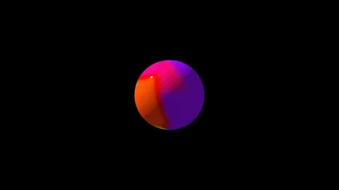 Abstract multicolored sphere Stock Illustration