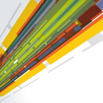 Abstract Multicolored Tech Background Illustrazione stock