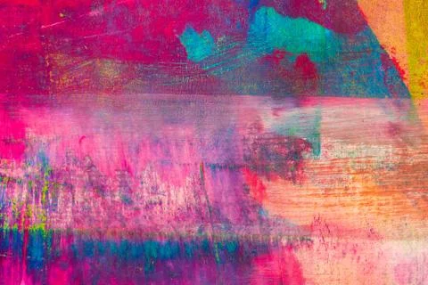 Abstract multicolored timeless background brush oil art character Stock Photos