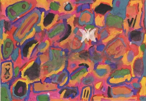 Abstract multicolored wallpaper Stock Illustration