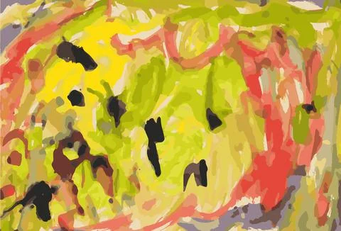 Abstract multicolored watercolor pattern for background. Spot. Ilustración de archivo