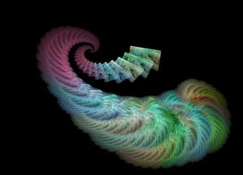 Abstract multicolored Wave Stock Illustration