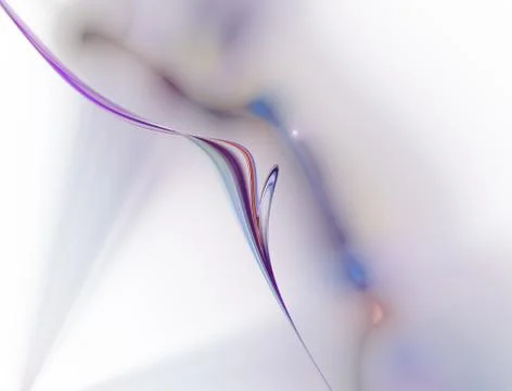 Abstract multicolored wave on light background Illustrazione stock