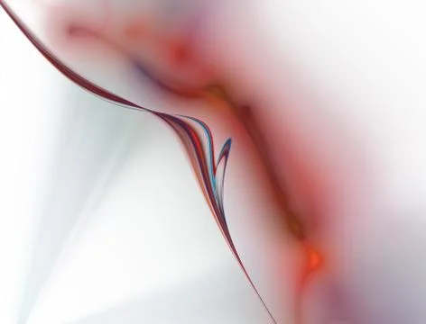 Abstract multicolored wave on light background Ilustración de archivo