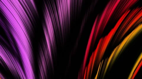 Abstract multicolored waves animation Stock-Footage 56622790