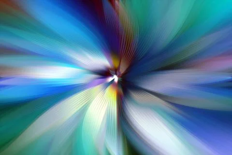Abstract multicolored zoom effect background. Digitally generated image. Ra.. Stock Photos