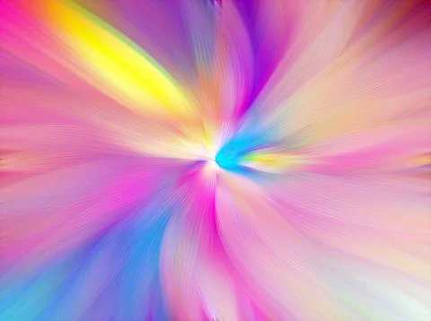 Abstract multicolored zoom effect background. Digitally generated image. Ra.. Stock Photos