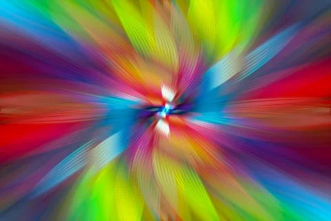 Abstract multicolored zoom effect background. Digitally generated image. Ra.. Stock Photos