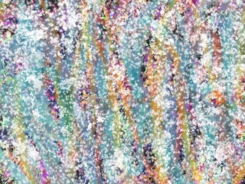 Abstract  multicolour shiny fluid pattern background , greeting card or fabri Illustrazione stock